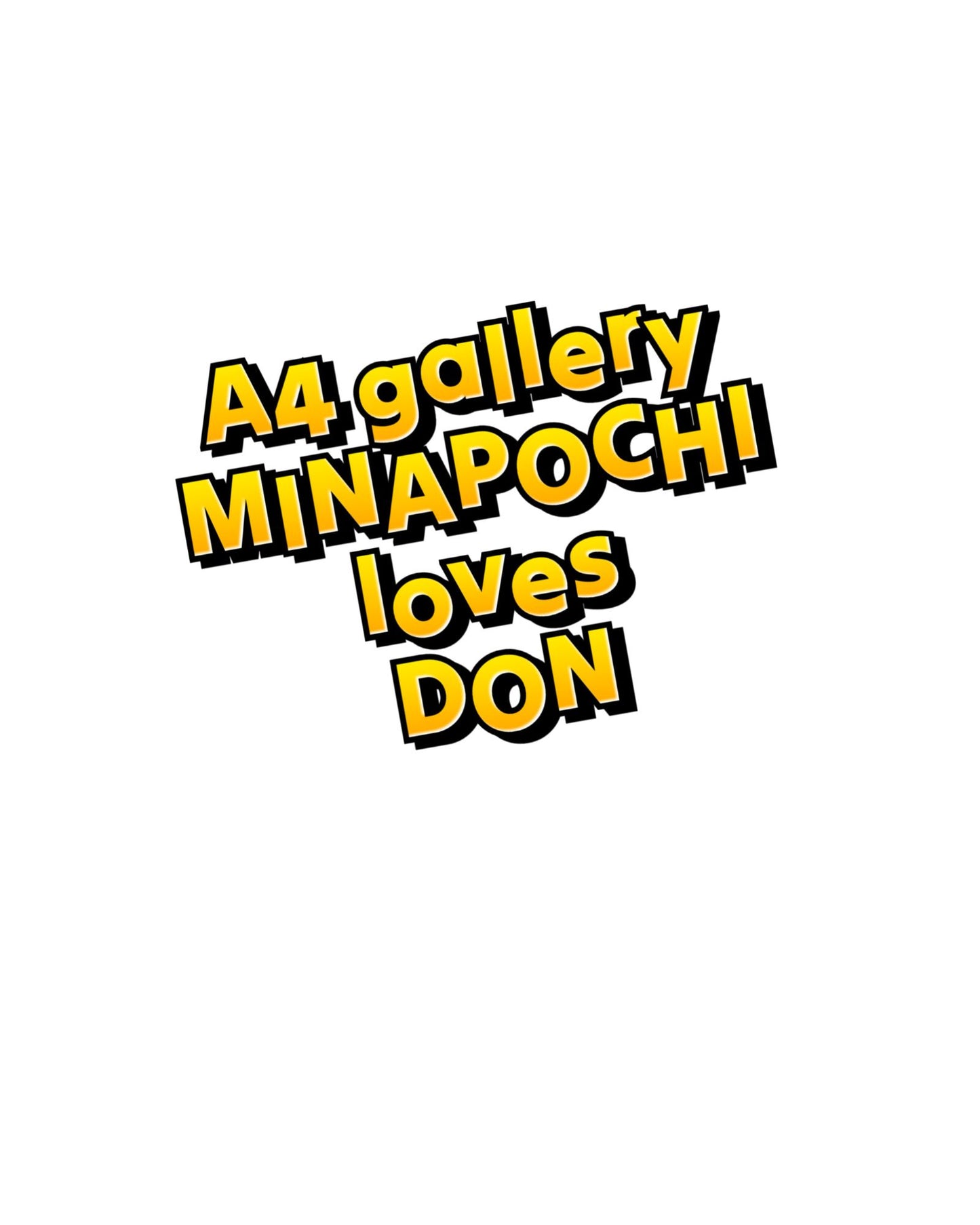 みなぽち × don Tシャツ / MINAPOCHI × don T-shirt