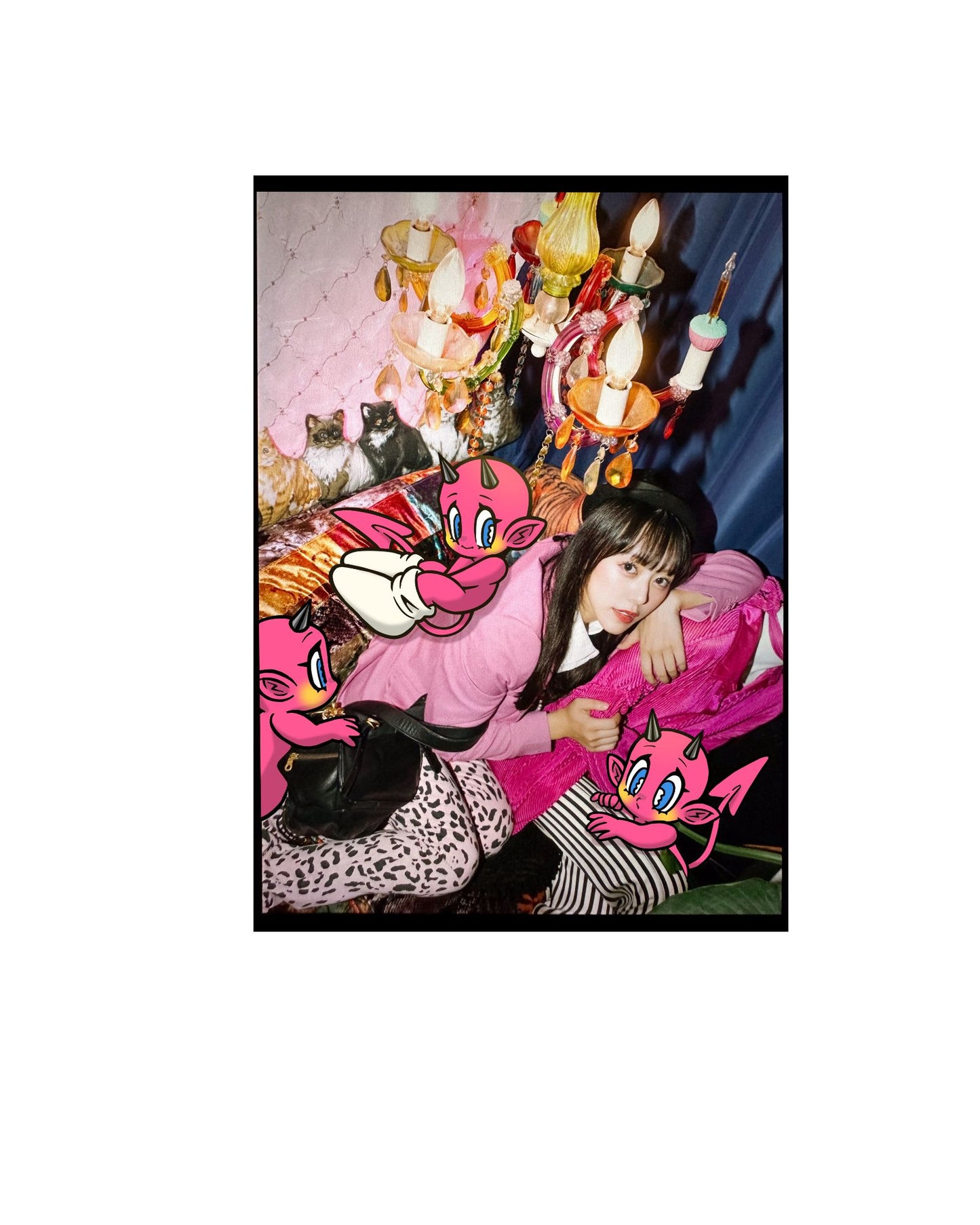 みなぽち × FUZZ GAFF Tシャツ / MINAPOCHI × FUZZ GAFF T-shirt