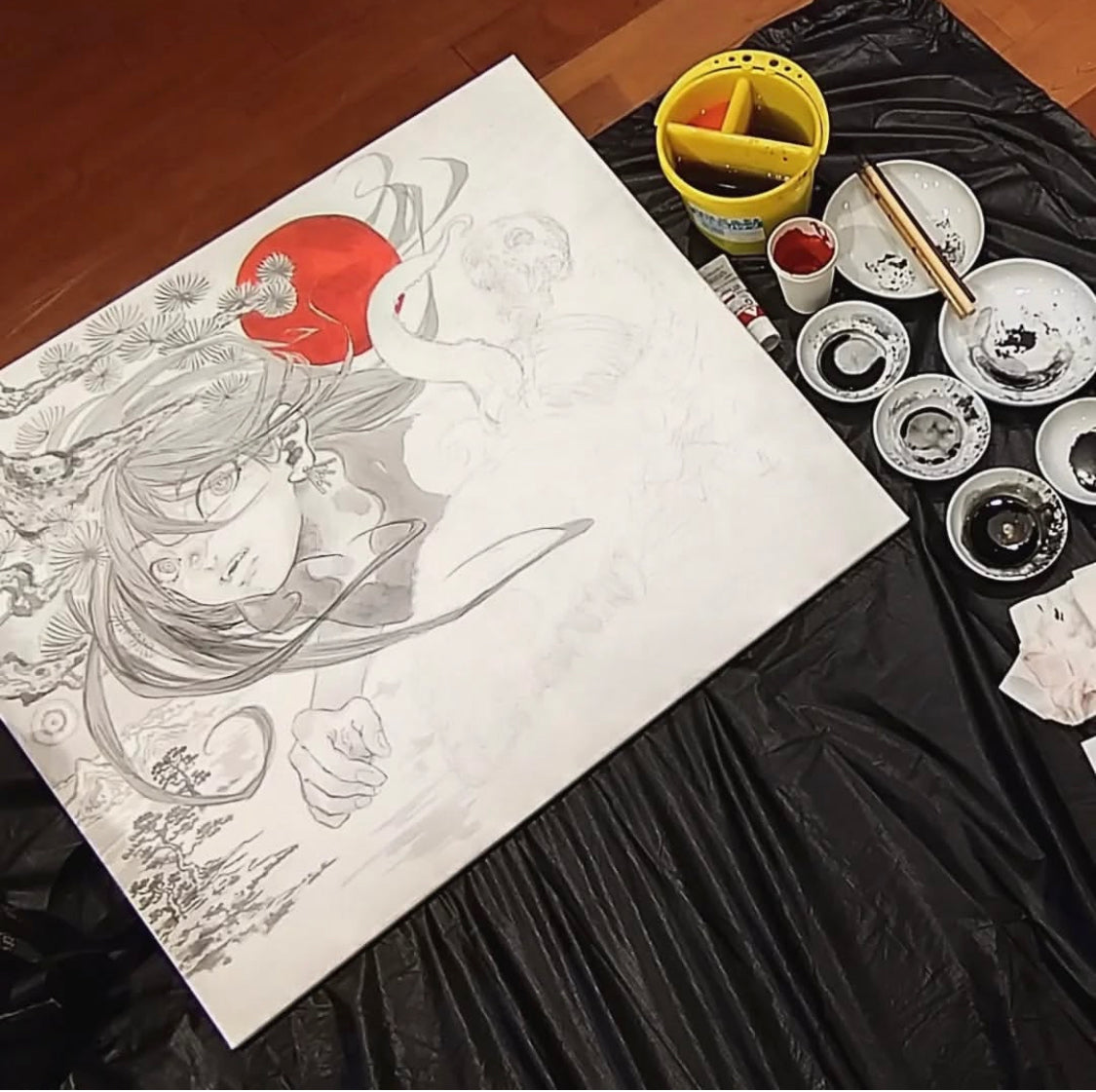 ZHENKI HO LIVE DRWING
