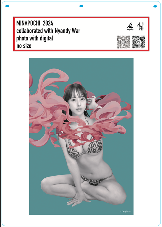 オリジナルアクリルパネル MINAPOCHI collaborated with ニャンディー・ウォー/Nyandy War みなぽち