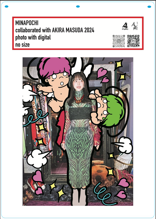 オリジナルアクリルパネル MINAPOCHI collaborated with マスダアキラ みなぽち