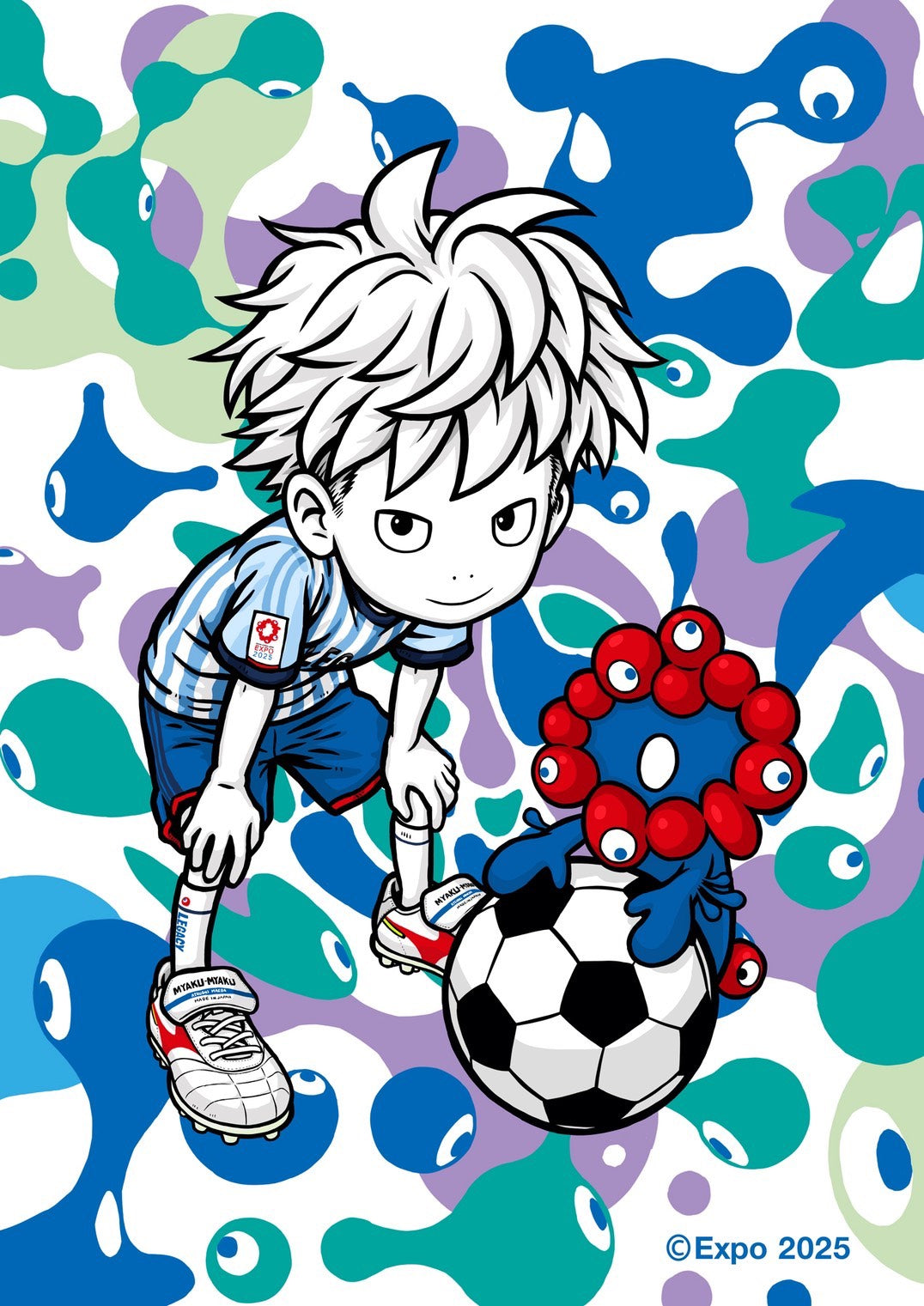 EXPO2025 Poster ATSUSHI MAEDA soccer