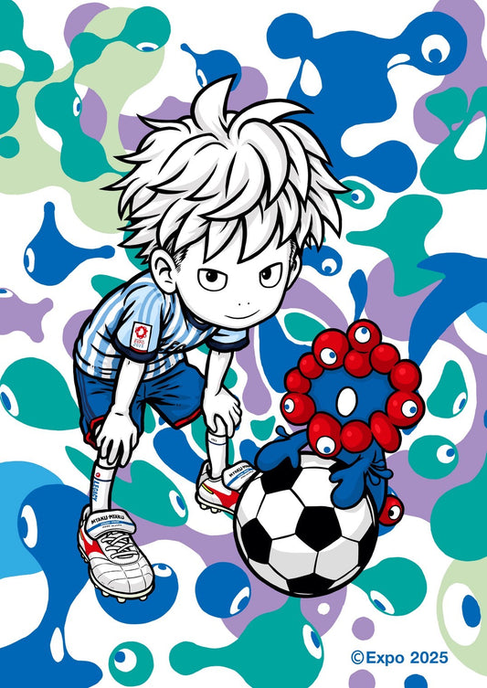 EXPO2025 Poster ATSUSHI MAEDA soccer