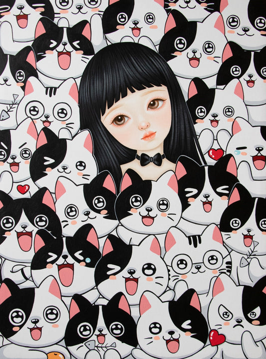 【T05-01 Malee Naree】 Sticker Cat Emotion