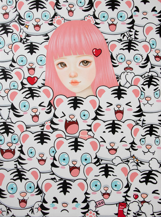 【T05-03 Malee Naree】 Sticker Tiger Emotion