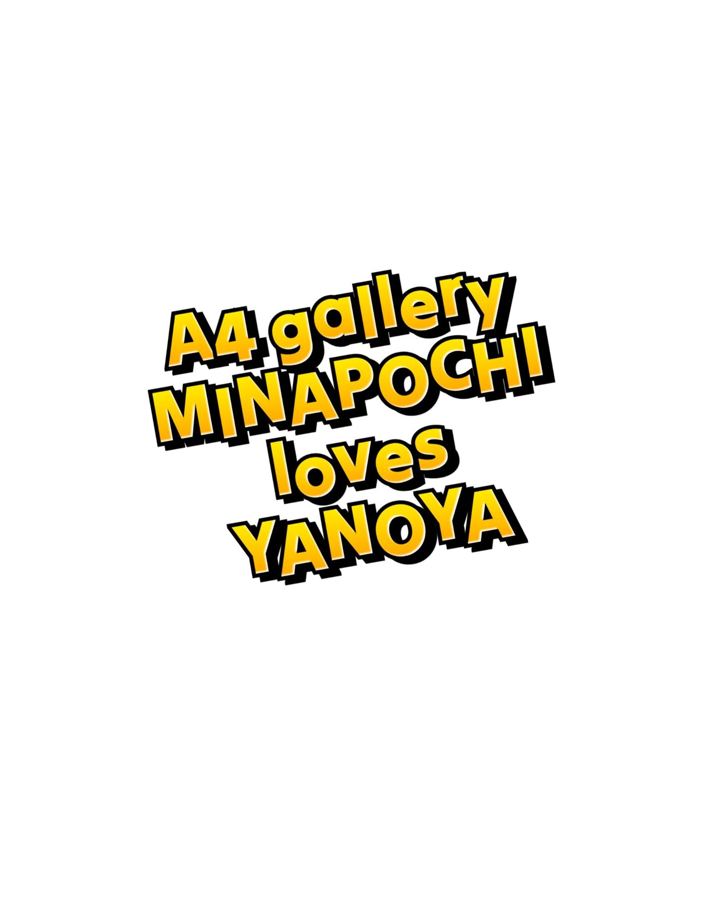 みなぽち × やのや Tシャツ 01 / MINAPOCHI × YANOYA T-shirt 01