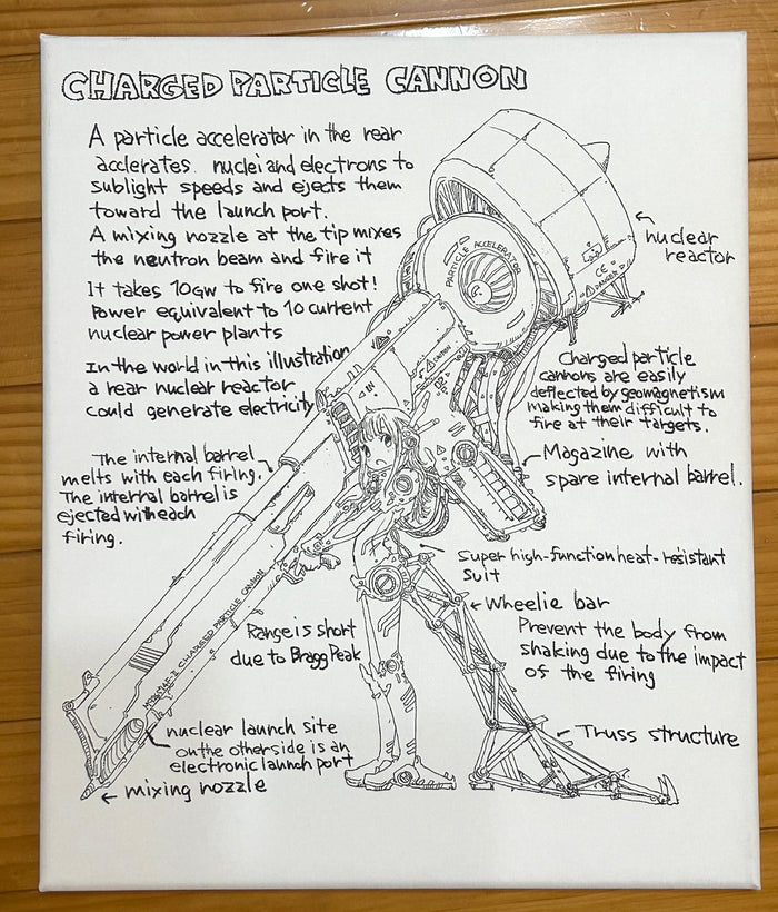 ISAO  CHARGED PARTICLE CANNON