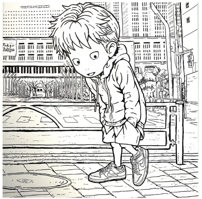 Atsushi Maeda — “Tosen shonen_Gijidostreet” Original, Black Marker