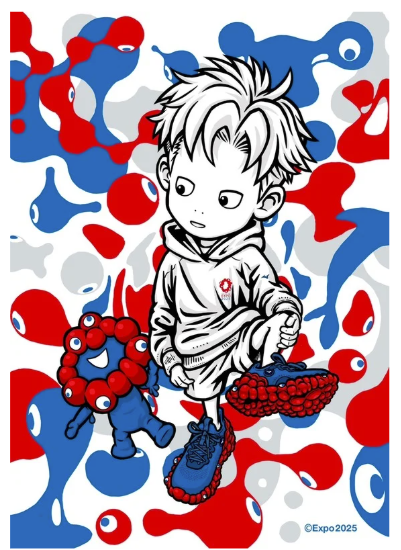 EXPO2025 Artwork ATSUSHI MAEDA 走る少年（always together）