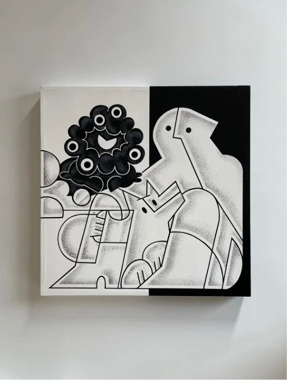 EXPO2025 Artwork Mr.HALFMAN " SIP BY SIDE "