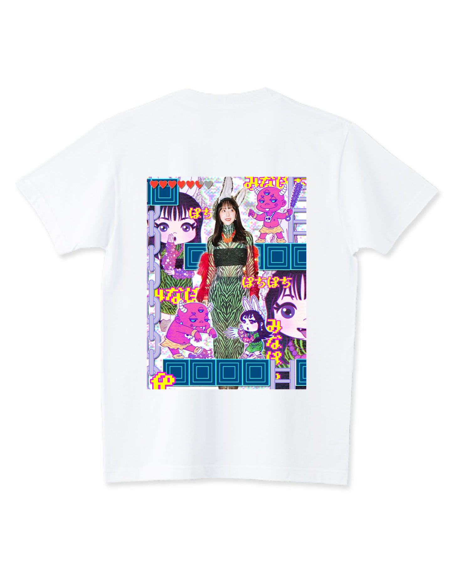 みなぽち × やのや Tシャツ 02 / MINAPOCHI × YANOYA T-shirt 02