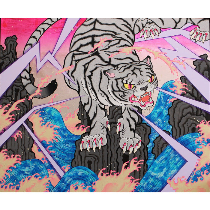 【060. NINIGI TIGER】Purple Lightning Tiger
