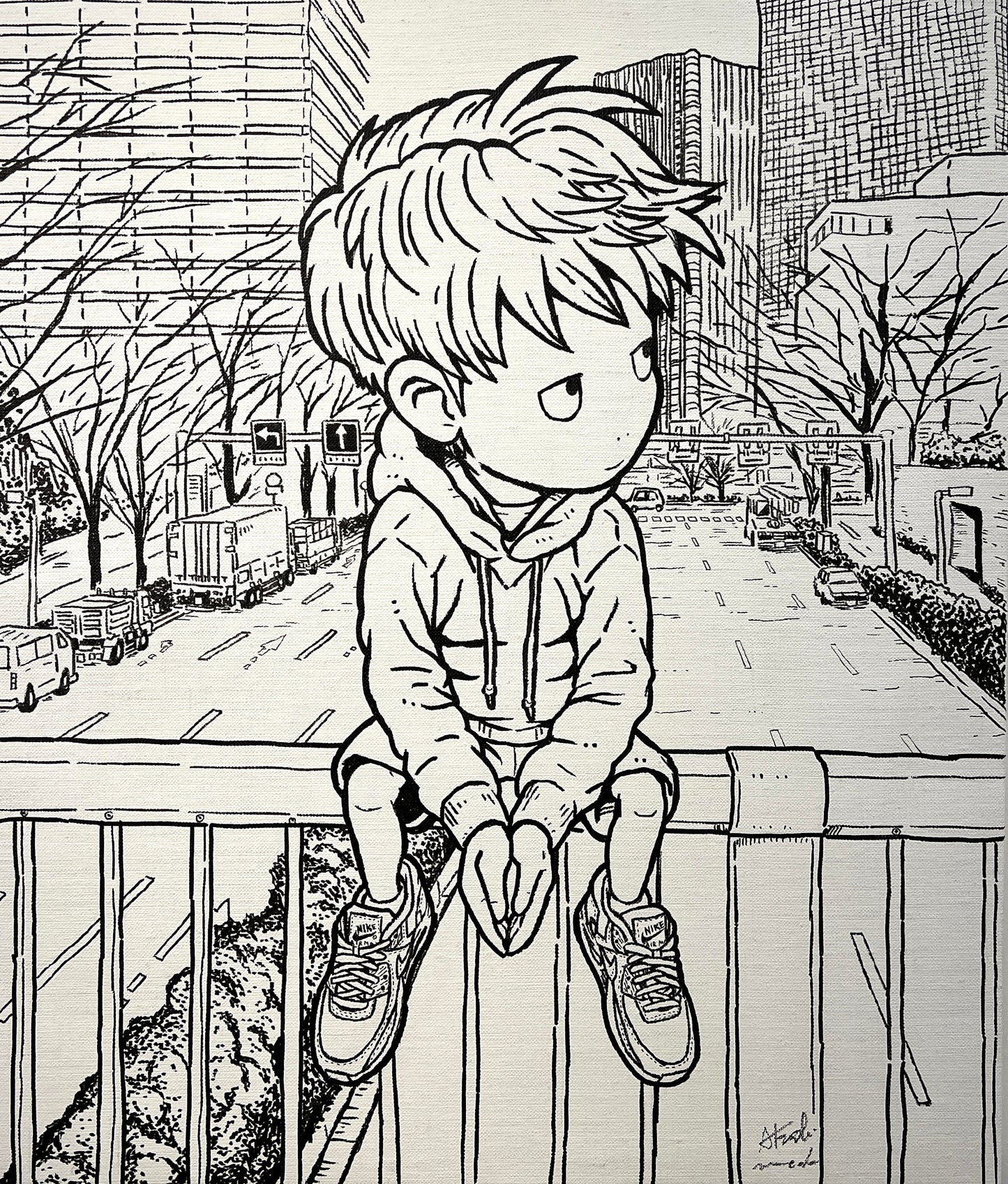 【T6012　前田 純   Maeda Atsushi】Tosen shonen_central park