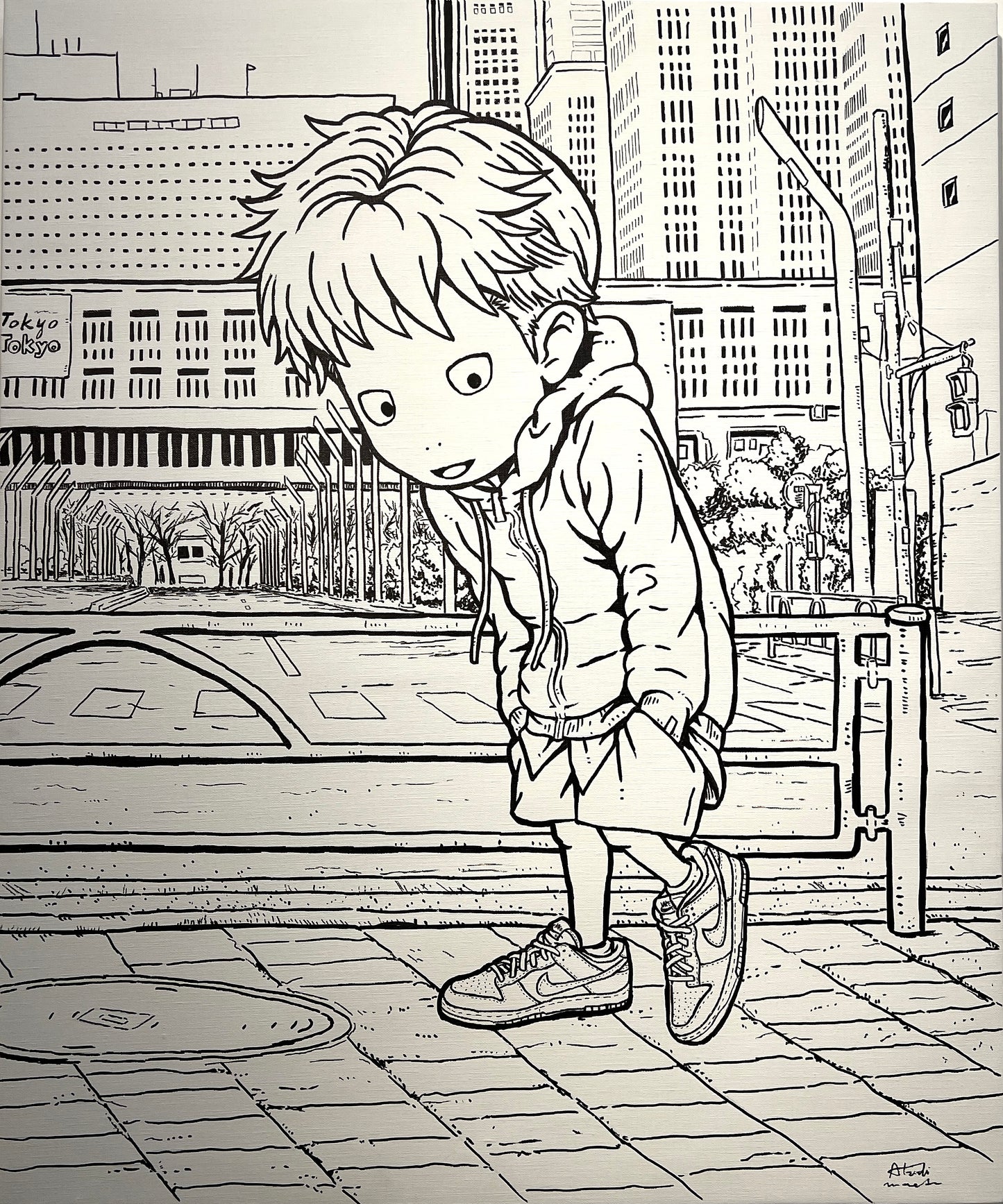 【T6013　前田 純   Maeda Atsushi】Tosen shonen_Gijidostreet