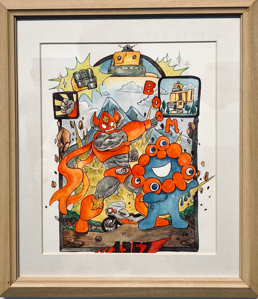 EXPO2025 Artwork MIN Megaoman & pal